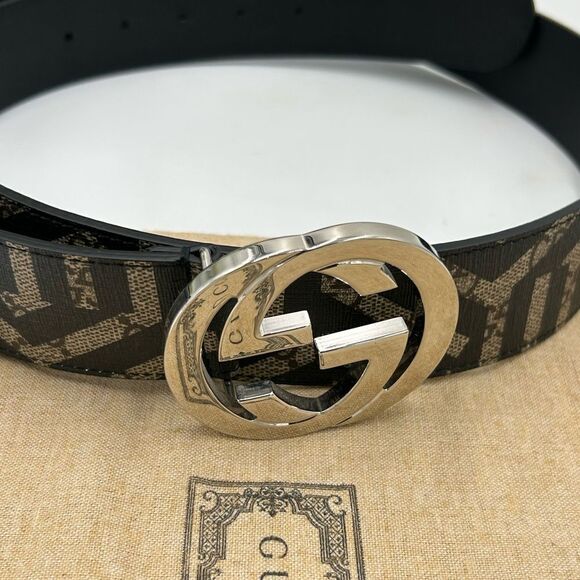 Men’s Gucci, Supreme GG Leather belt size 110 cm/44 inches made in Italy - Picture 3 of 6